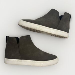 Birdies Shoes Womens Size 8 Falcon Suede Booties Olive Green Ankle